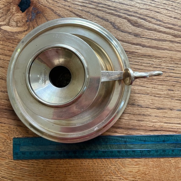Vintage brass candle holder - Picture 12 of 13